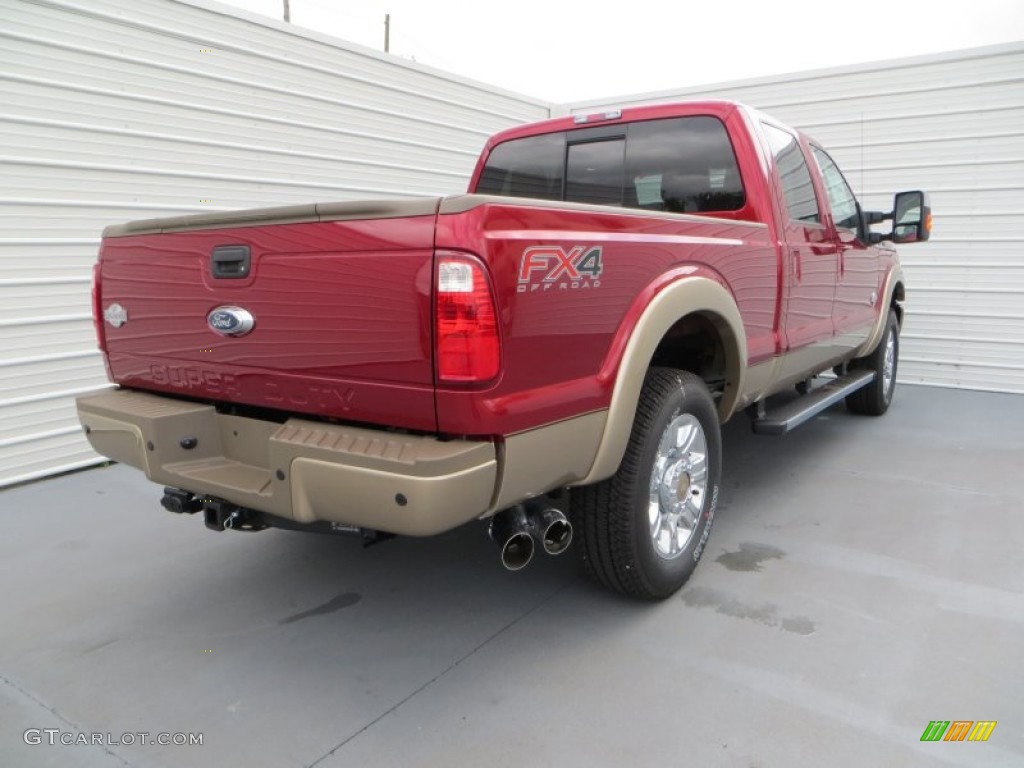 Ruby Red Metallic 2013 Ford F250 Super Duty King Ranch Crew Cab 4x4 Exterior Photo #81141171