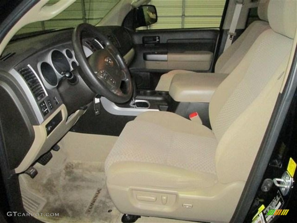 2011 Tundra SR5 Double Cab - Super White / Sand Beige photo #10