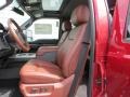 King Ranch Chaparral Leather/Adobe Trim 2013 Ford F250 Super Duty King Ranch Crew Cab 4x4 Interior Color