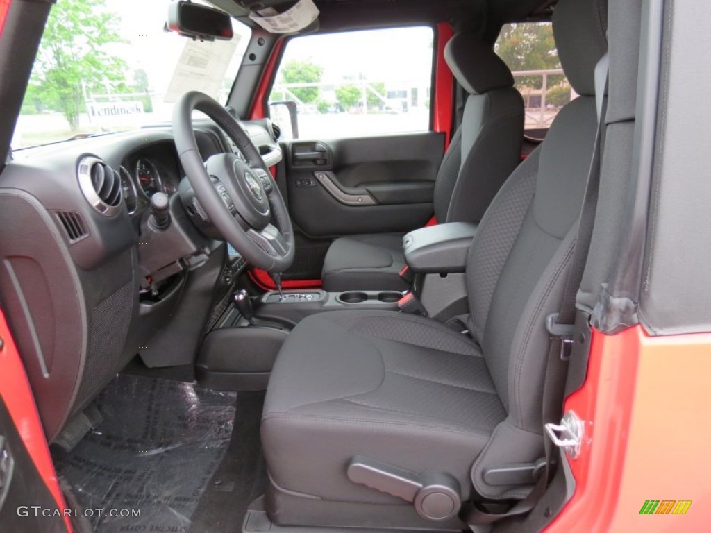 Black Interior 2013 Jeep Wrangler Sport S 4x4 Photo #81141898