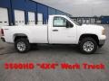 Summit White 2013 GMC Sierra 3500HD Regular Cab 4x4