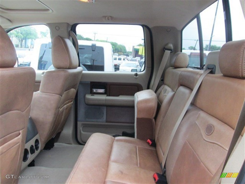 2007 Ford F150 King Ranch SuperCrew 4x4 Rear Seat Photo #81142923