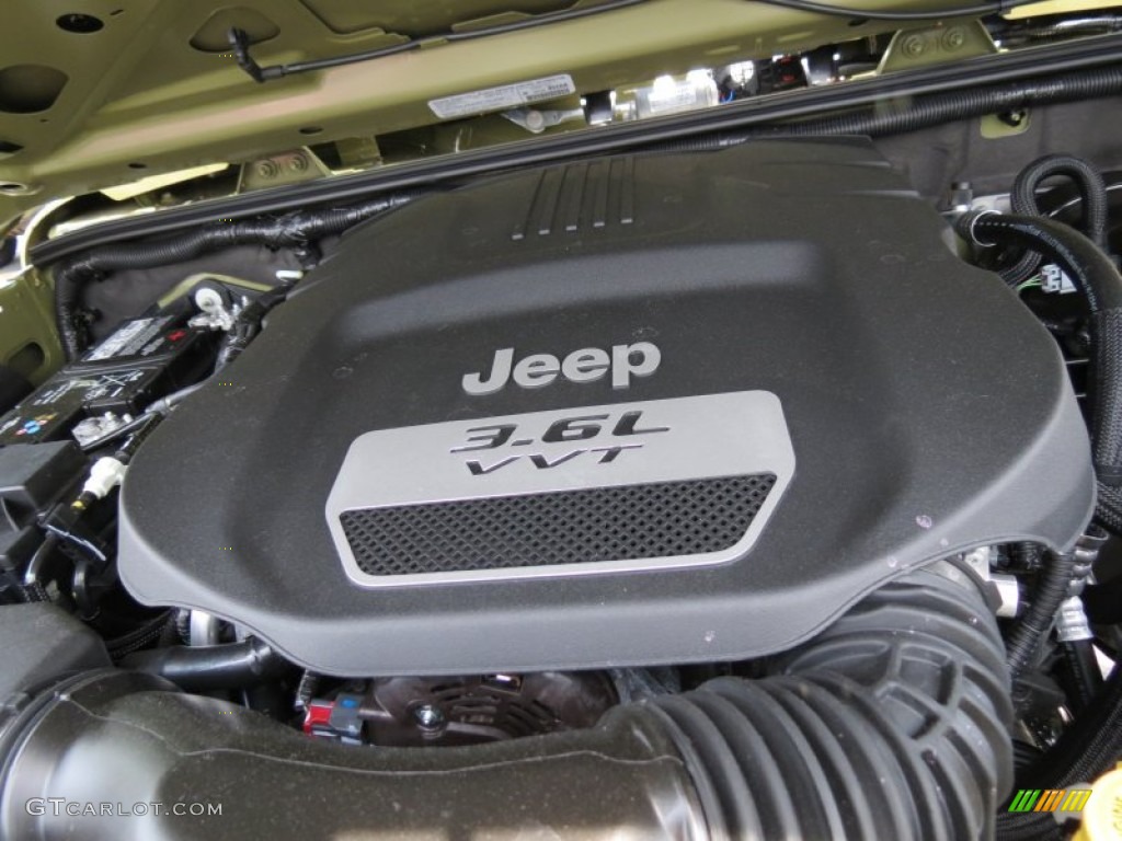 2013 Jeep Wrangler Sport S 4x4 3.6 Liter DOHC 24-Valve VVT Pentastar V6 Engine Photo #81143064