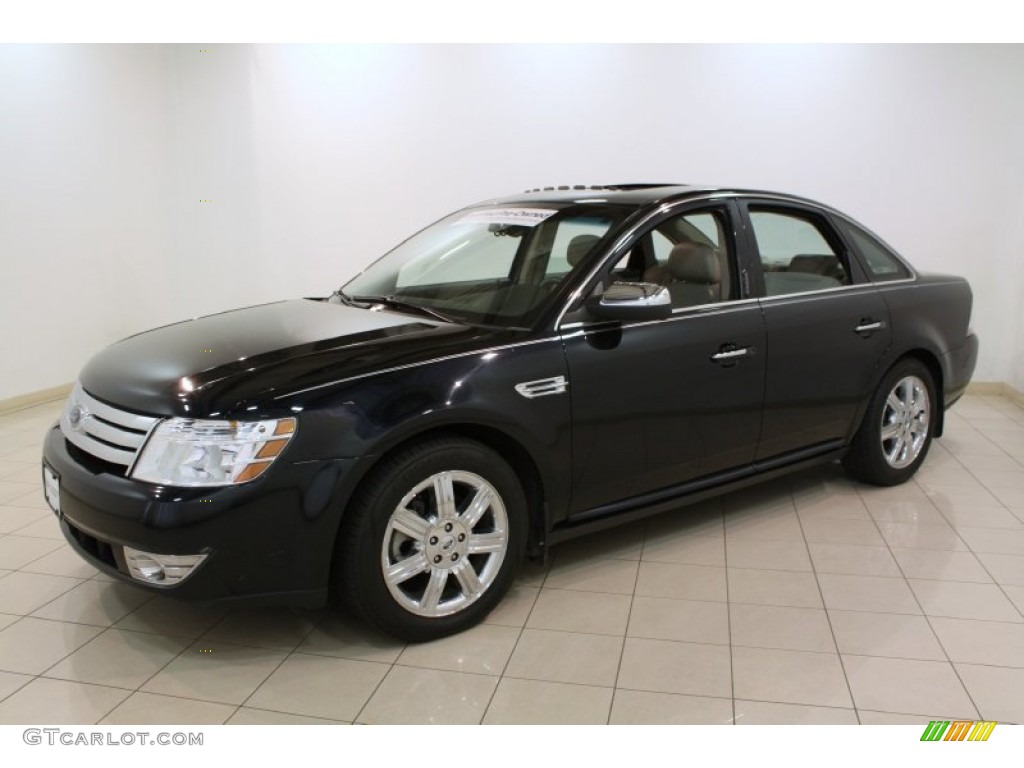 2008 Taurus Limited - Dark Ink Blue Metallic / Medium Light Stone photo #3