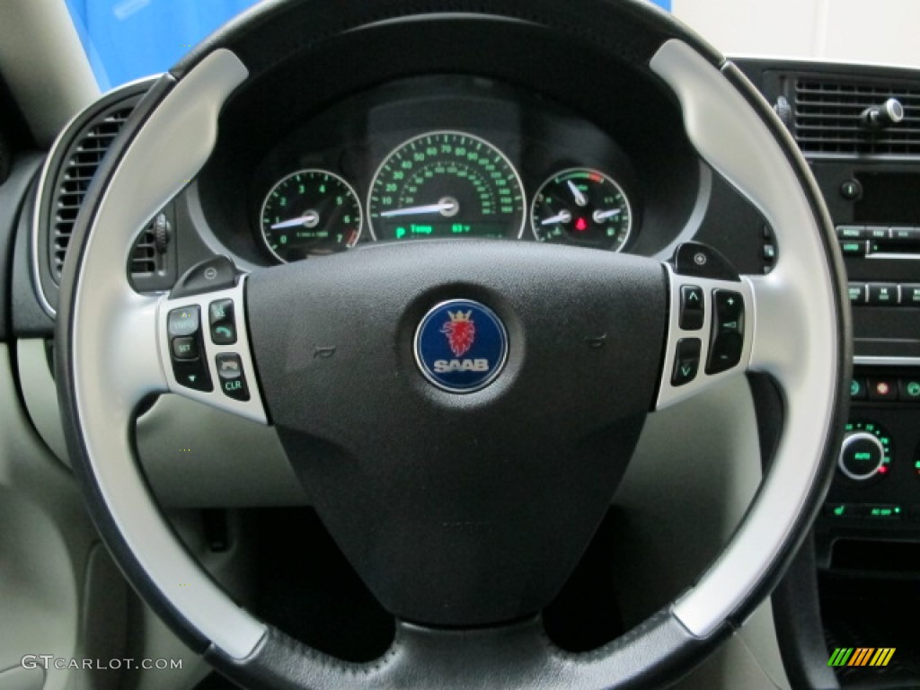 2008 9-3 Aero Sport Sedan - Nocturne Blue Metallic / Black/Parchment photo #30
