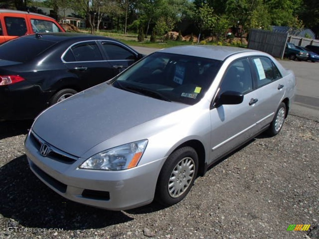 2006 Accord Value Package Sedan - Alabaster Silver Metallic / Gray photo #3