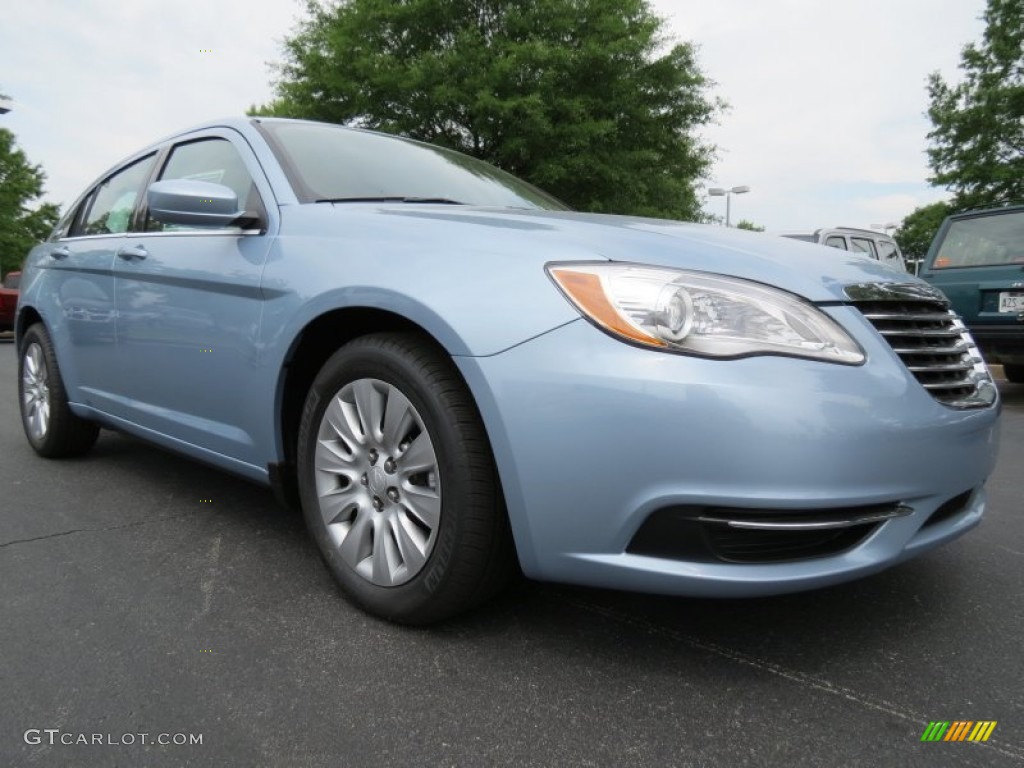 Crystal Blue Pearl 2013 Chrysler 200 LX Sedan Exterior Photo #81143596