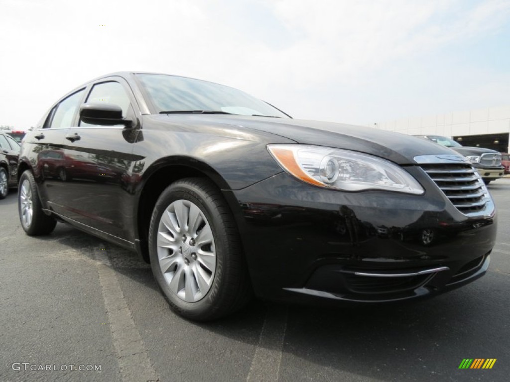 Black 2013 Chrysler 200 LX Sedan Exterior Photo #81144053