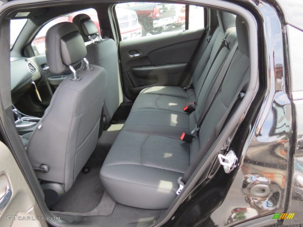 Black Interior 2013 Chrysler 200 LX Sedan Photo #81144129