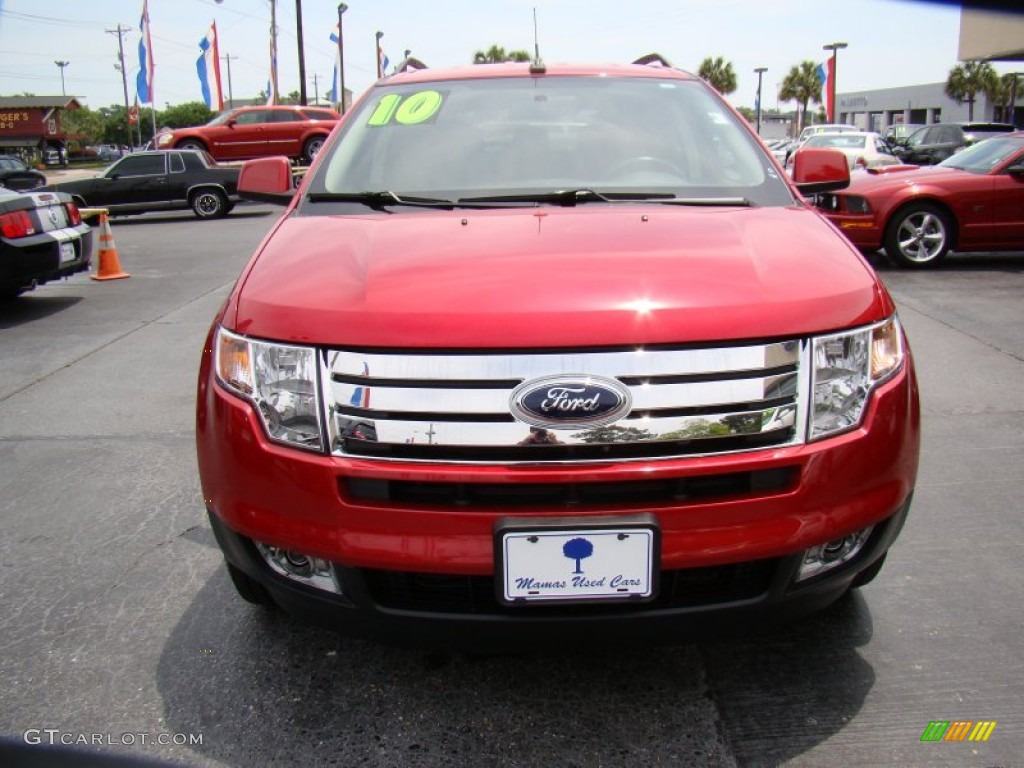 2010 Edge SEL AWD - Red Candy Metallic / Charcoal Black photo #3