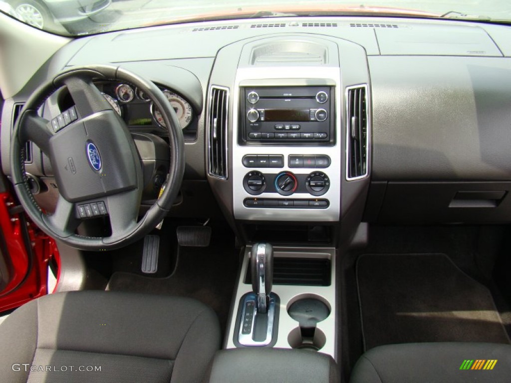 2010 Ford Edge SEL AWD Charcoal Black Dashboard Photo #81144490