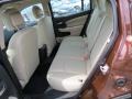 2013 Chrysler 200 Black/Light Frost Beige Interior Rear Seat Photo