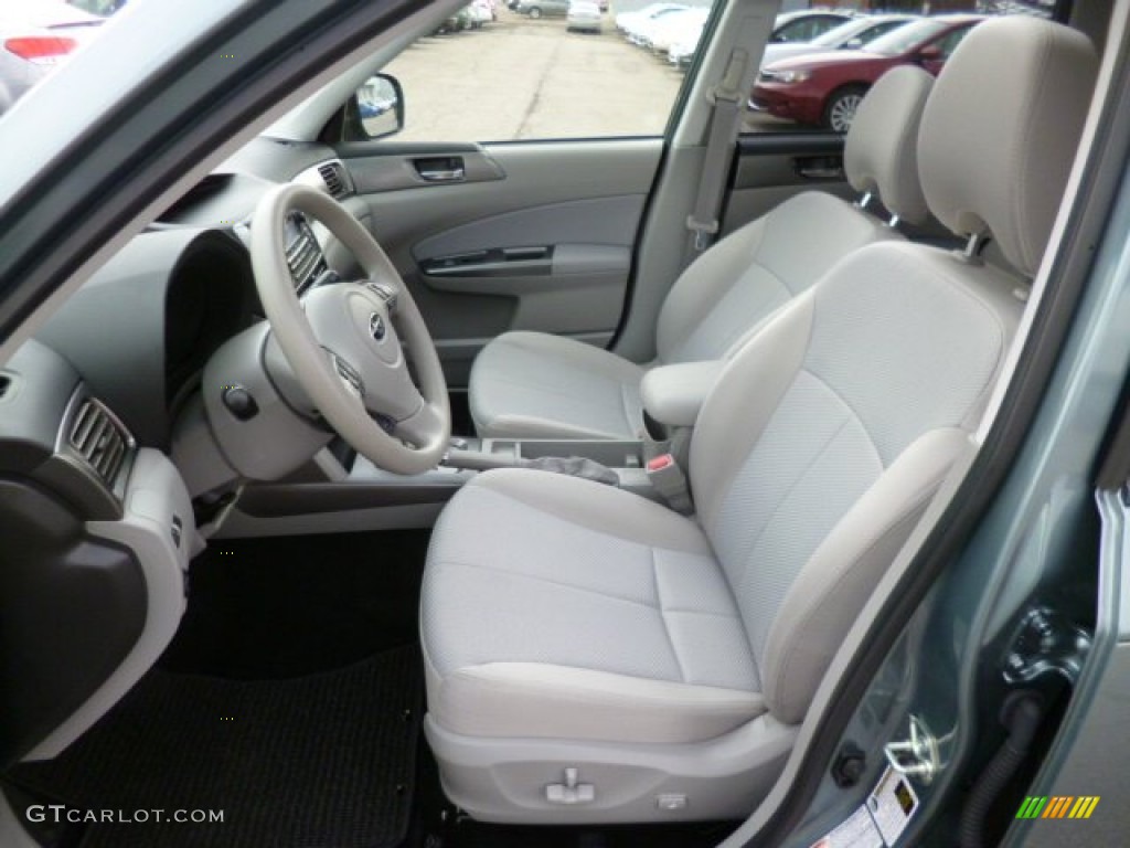 2012 Forester 2.5 X Premium - Sage Green Metallic / Platinum photo #16