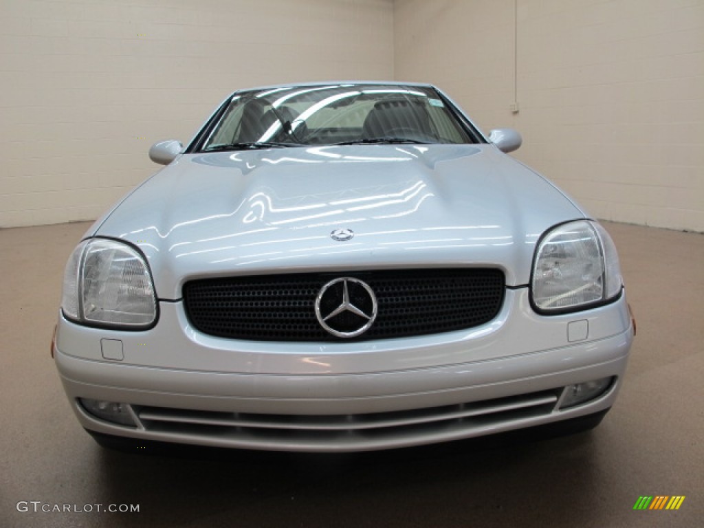 1998 SLK 230 Kompressor Roadster - Brilliant Silver Metallic / Charcoal photo #2