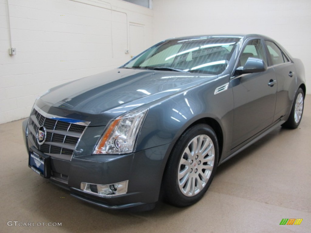 Thunder Gray ChromaFlair 2010 Cadillac CTS 4 3.0 AWD Sedan Exterior Photo #81145758