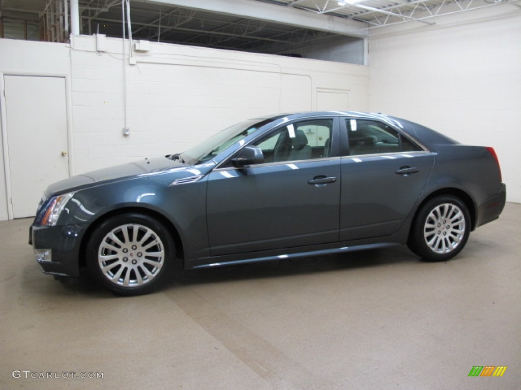 Thunder Gray ChromaFlair 2010 Cadillac CTS 4 3.0 AWD Sedan Exterior Photo #81145774