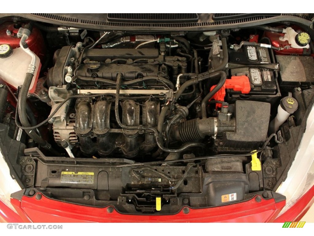 2012 Ford Fiesta SES Hatchback 1.6 Liter DOHC 16-Valve Ti-VCT Duratec 4 Cylinder Engine Photo #81146067