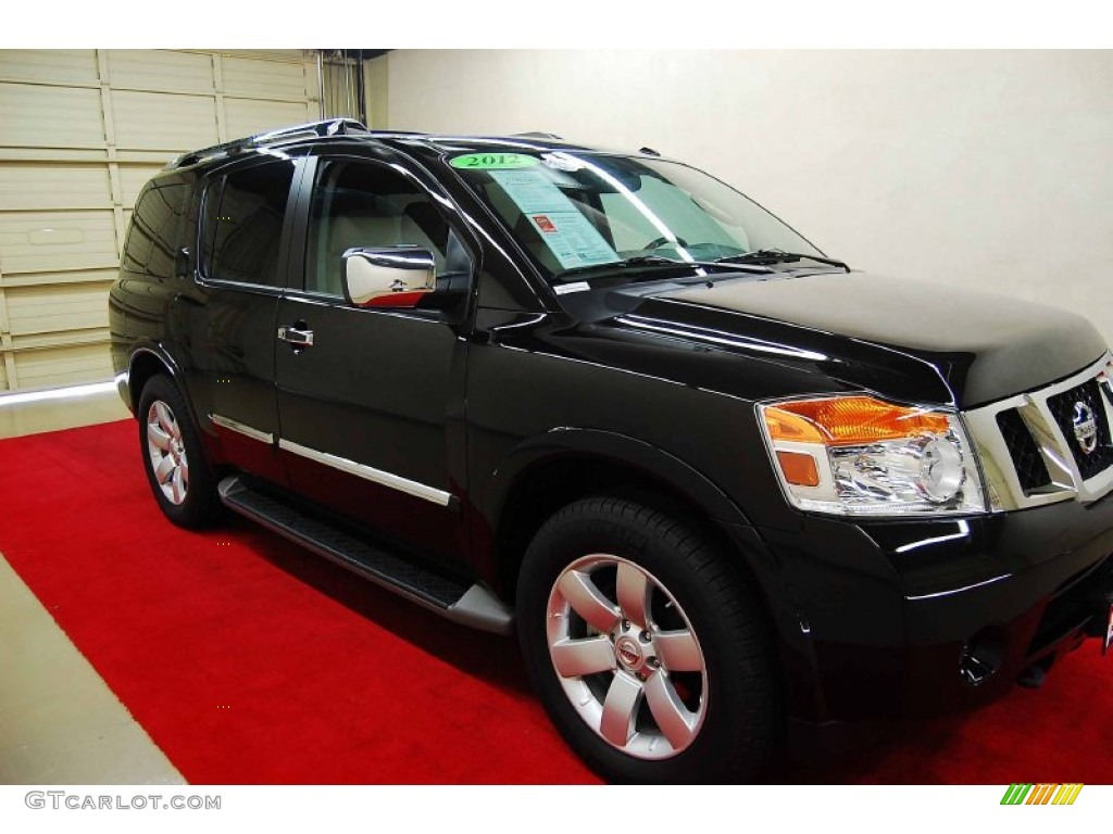 Galaxy Black Nissan Armada