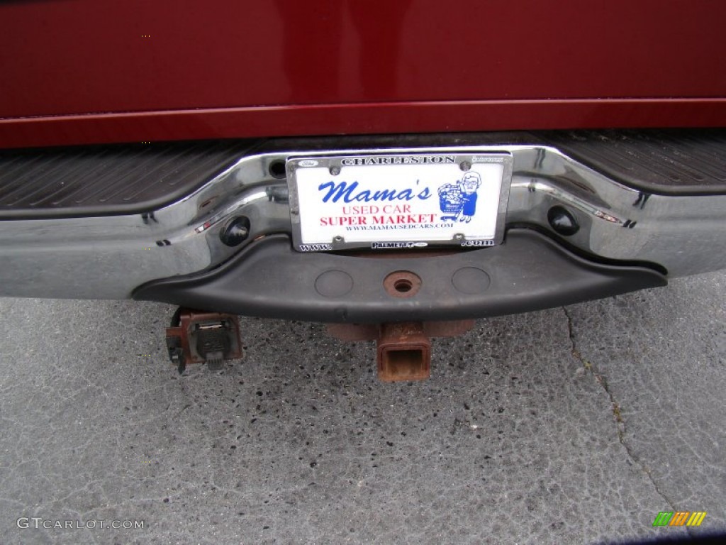 2003 F150 Lariat SuperCab - Burgundy Red Metallic / Medium Graphite Grey photo #31