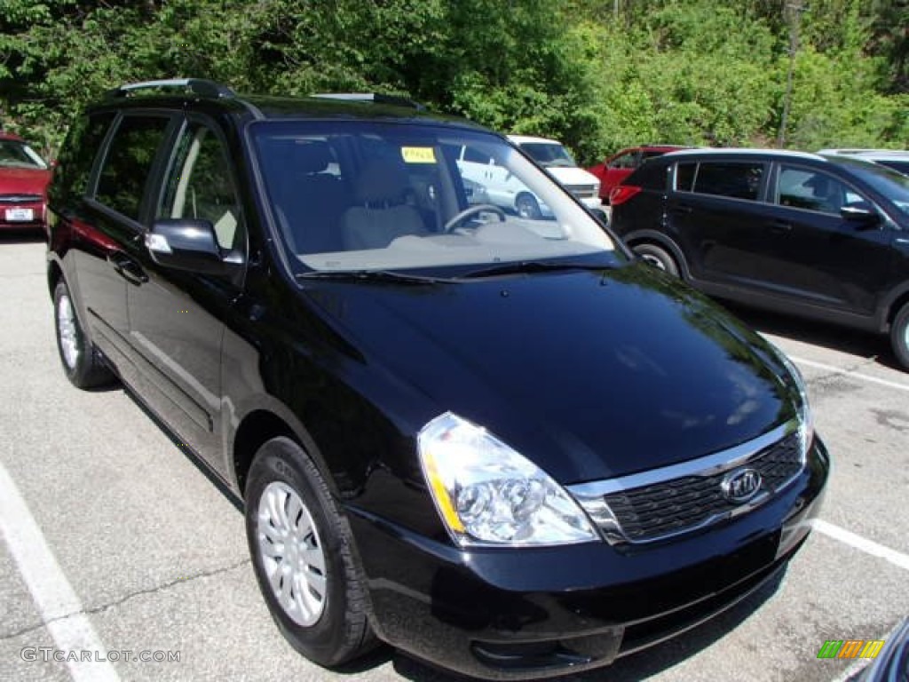 2012 Sedona LX - Midnight Black / Gray photo #1