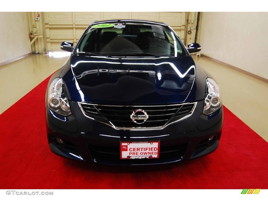 2012 Altima 2.5 S Coupe - Navy Blue / Charcoal photo #2