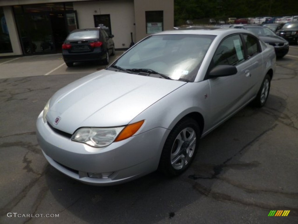 Silver 2003 Saturn ION 3 Quad Coupe Exterior Photo #81147299