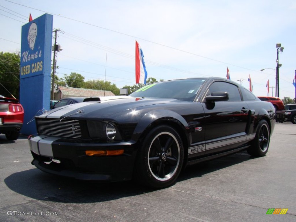 2007 Mustang Shelby GT Coupe - Black / Dark Charcoal photo #5