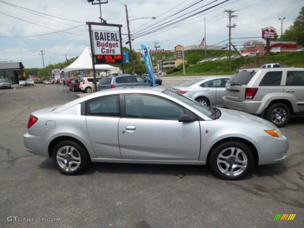 2003 ION 3 Quad Coupe - Silver / Gray photo #8