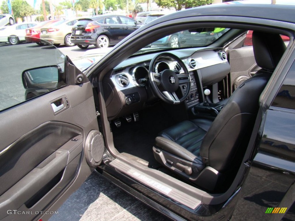 2007 Mustang Shelby GT Coupe - Black / Dark Charcoal photo #10