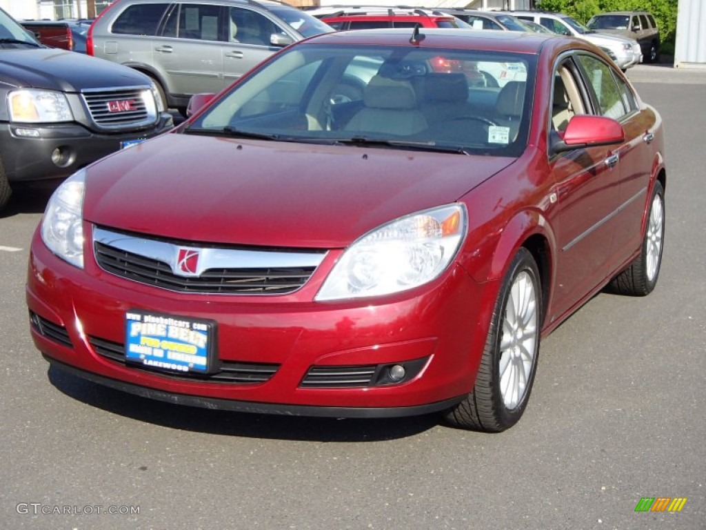 2008 Aura XR - Red Jewel / Tan photo #1
