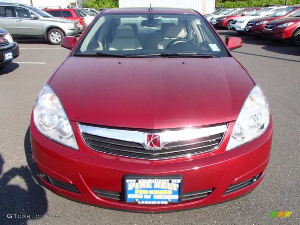 2008 Aura XR - Red Jewel / Tan photo #2