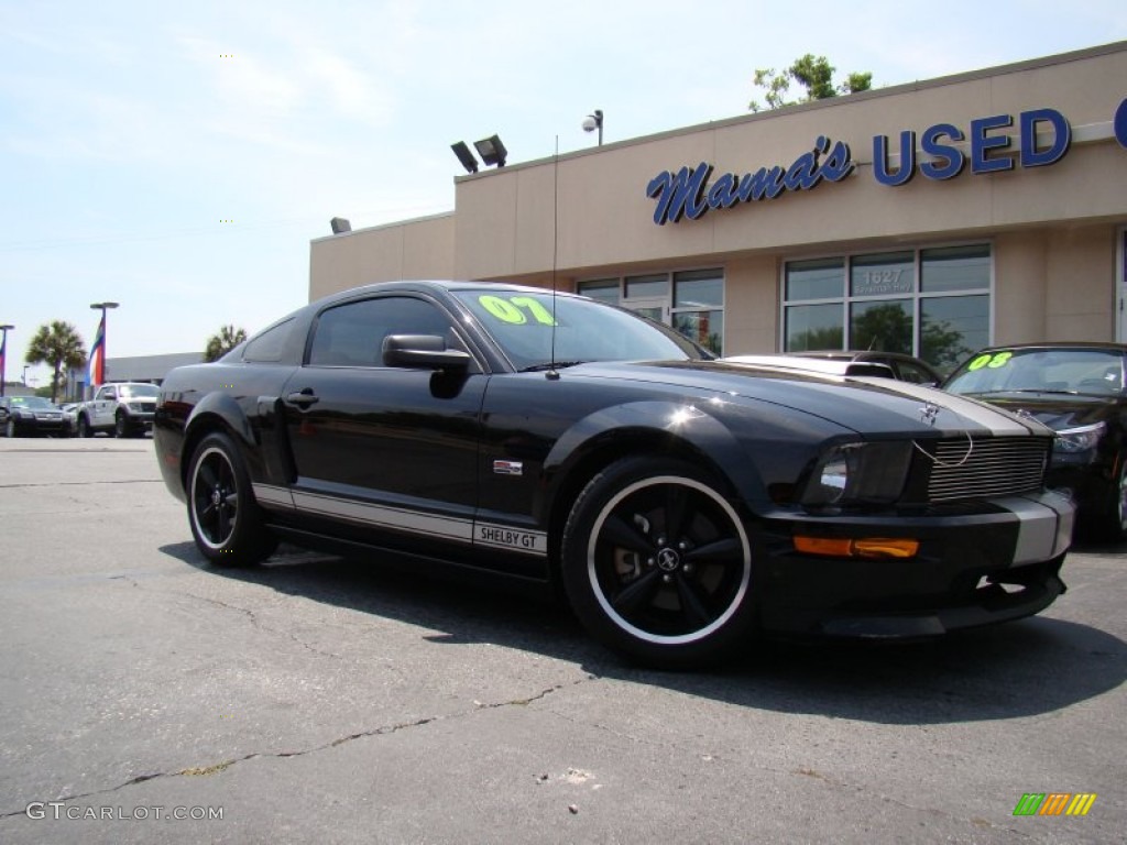 2007 Mustang Shelby GT Coupe - Black / Dark Charcoal photo #26