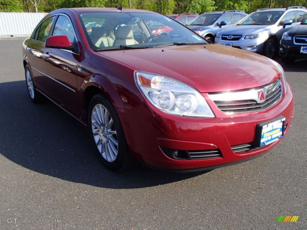 2008 Aura XR - Red Jewel / Tan photo #3