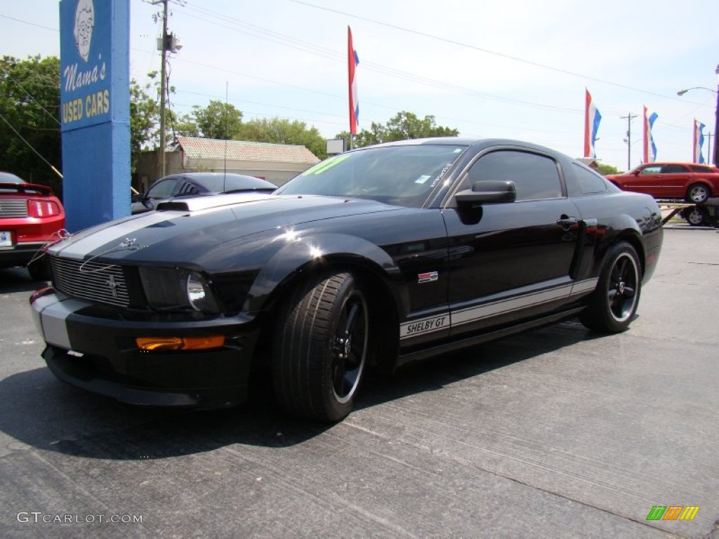 2007 Mustang Shelby GT Coupe - Black / Dark Charcoal photo #27