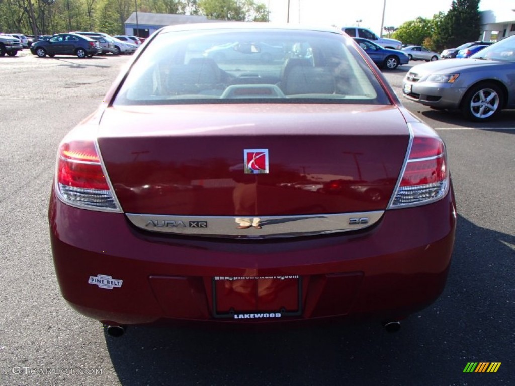 2008 Aura XR - Red Jewel / Tan photo #6
