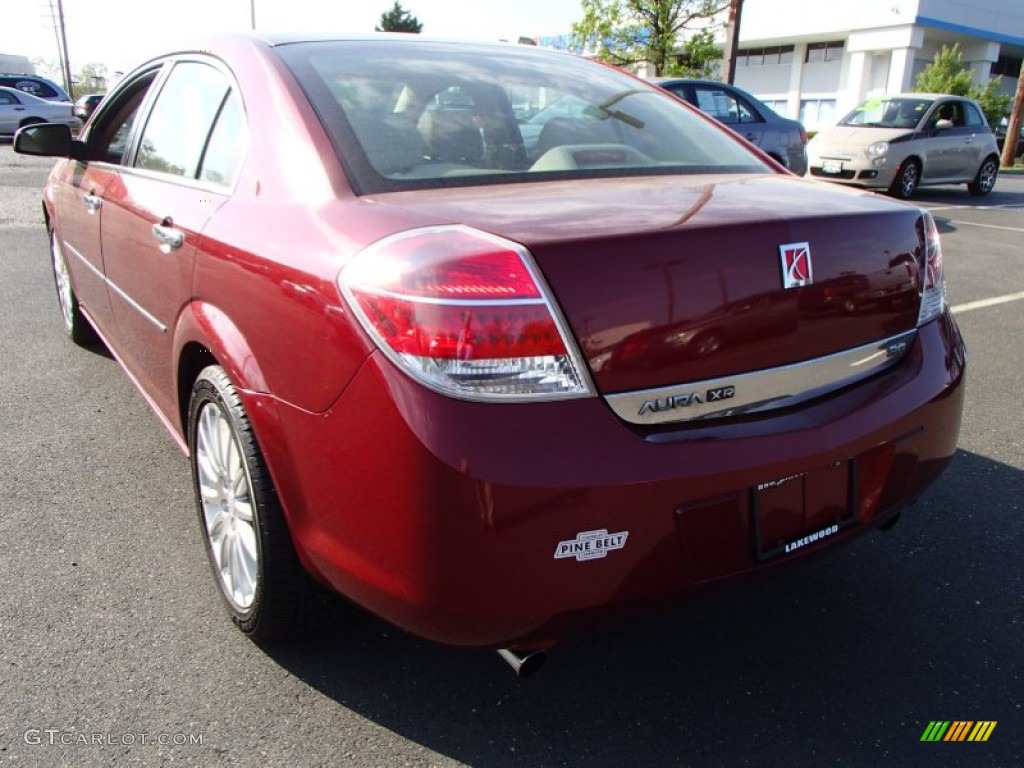 2008 Aura XR - Red Jewel / Tan photo #7