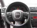2008 Audi A4 Black Interior Steering Wheel Photo