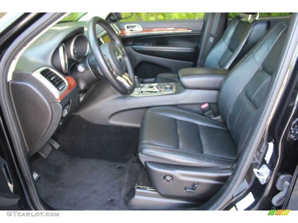 Black Interior 2012 Jeep Grand Cherokee Limited 4x4 Photo #81149250