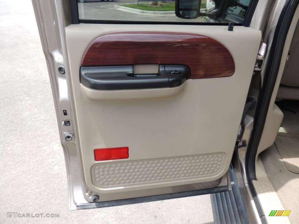 2005 F250 Super Duty Lariat Crew Cab - Arizona Beige Metallic / Tan photo #11