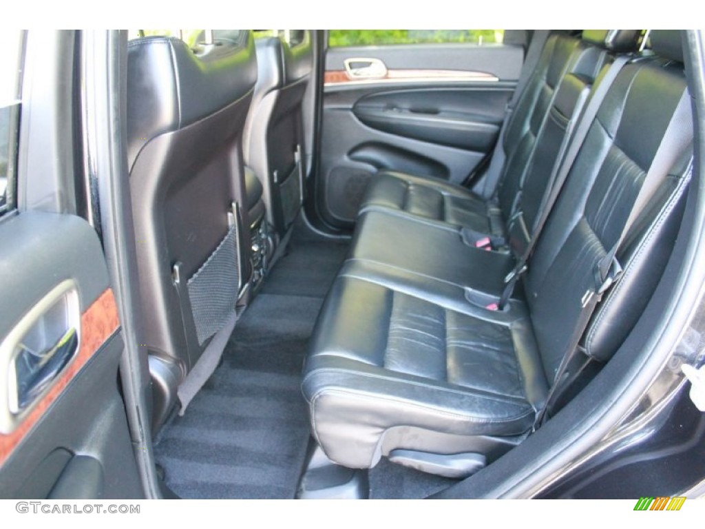 2012 Jeep Grand Cherokee Limited 4x4 Rear Seat Photo #81149343