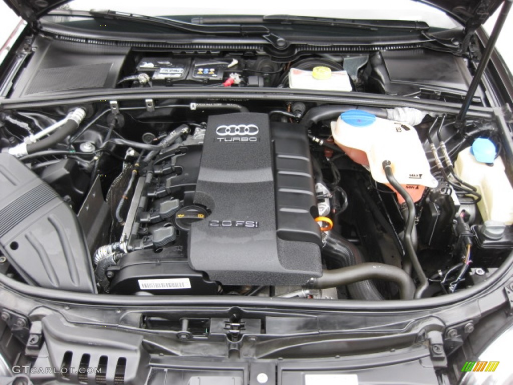 2008 Audi A4 2.0T Sedan Engine Photos