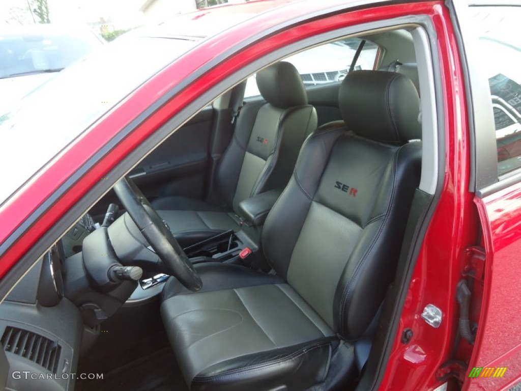2005 Altima 3.5 SE-R - Code Red / SE-R Charcoal photo #10