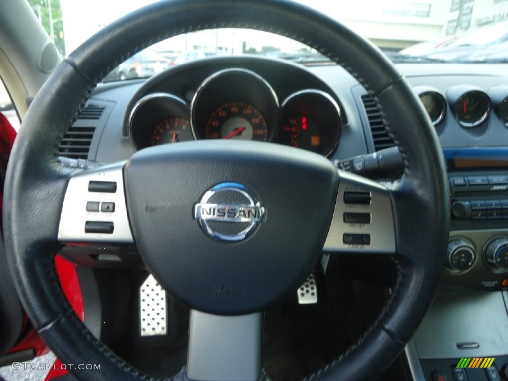 2005 Altima 3.5 SE-R - Code Red / SE-R Charcoal photo #11