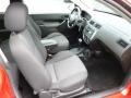 Charcoal 2007 Ford Focus ZX3 SE Coupe Interior Color
