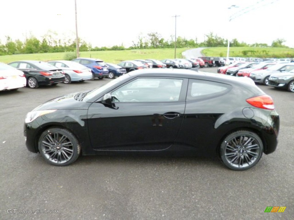 Ultra Black 2013 Hyundai Veloster RE:MIX Edition Exterior Photo #81154007