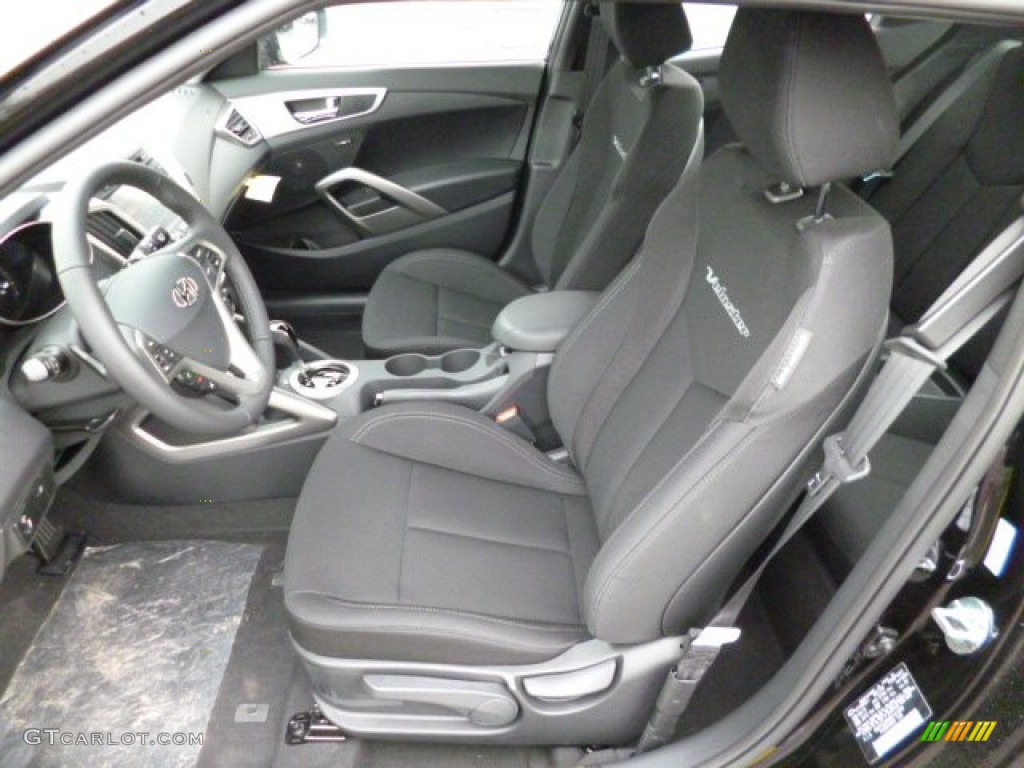Black Interior 2013 Hyundai Veloster RE:MIX Edition Photo #81154190