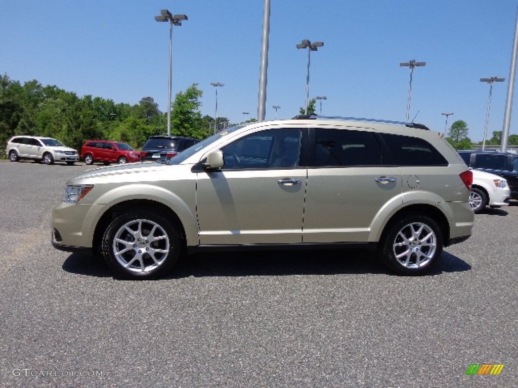 White Gold Metallic 2011 Dodge Journey Crew Exterior Photo #81154239