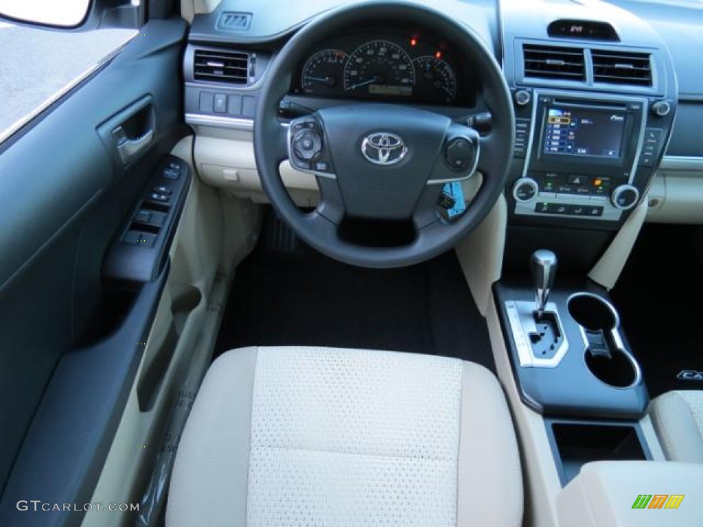2013 Camry L - Super White / Ivory photo #4