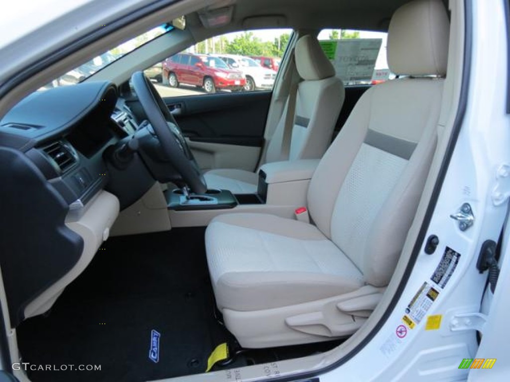 2013 Camry L - Super White / Ivory photo #7