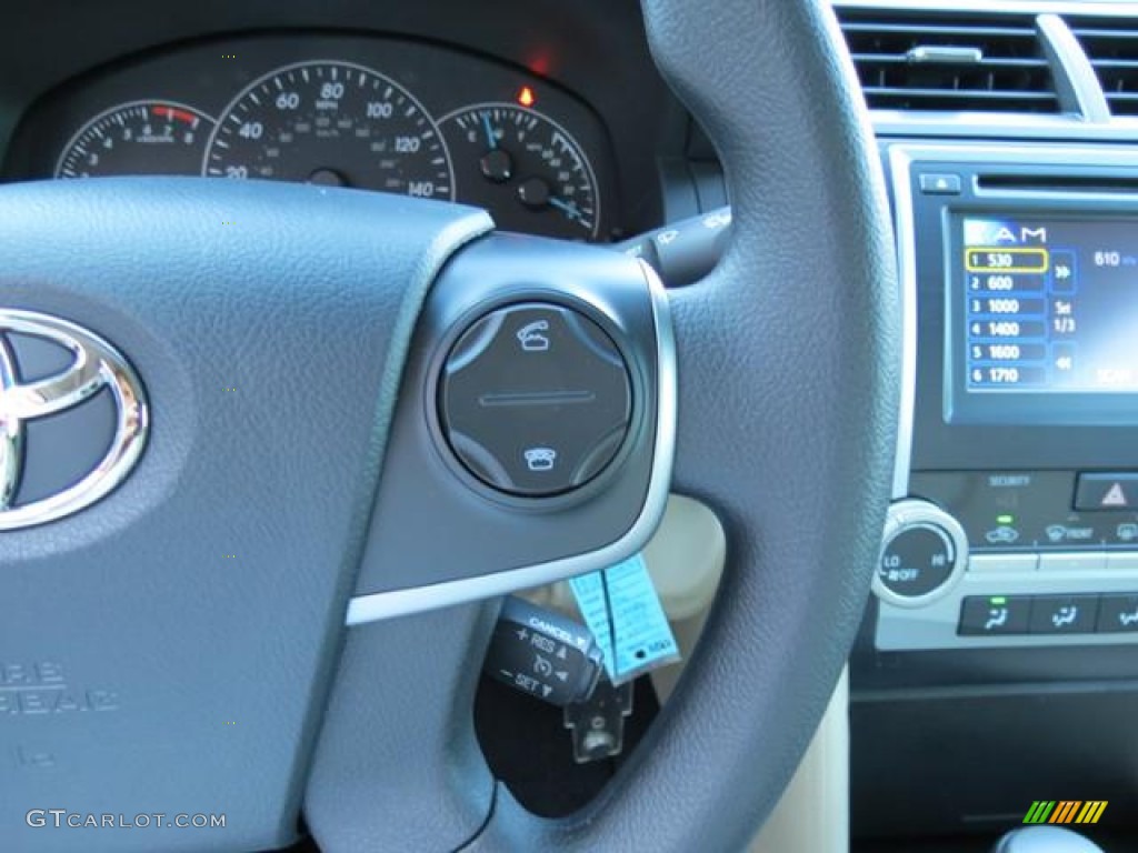 2013 Camry L - Super White / Ivory photo #14